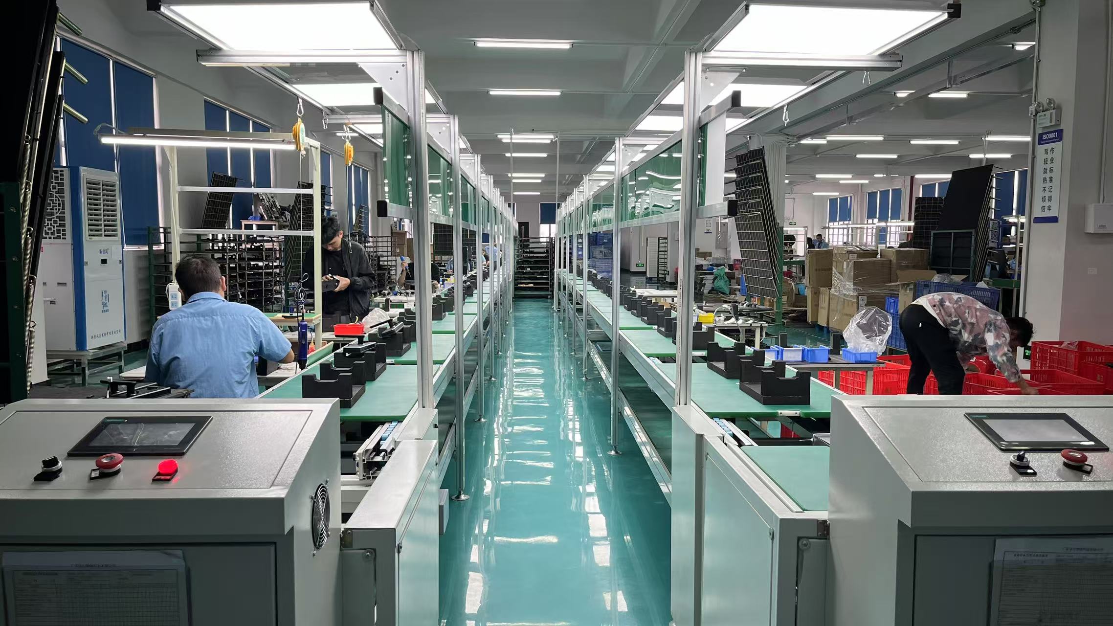 Forty eight year old male finance executive in business attire, standing in corporate boardroom with wooden furniture